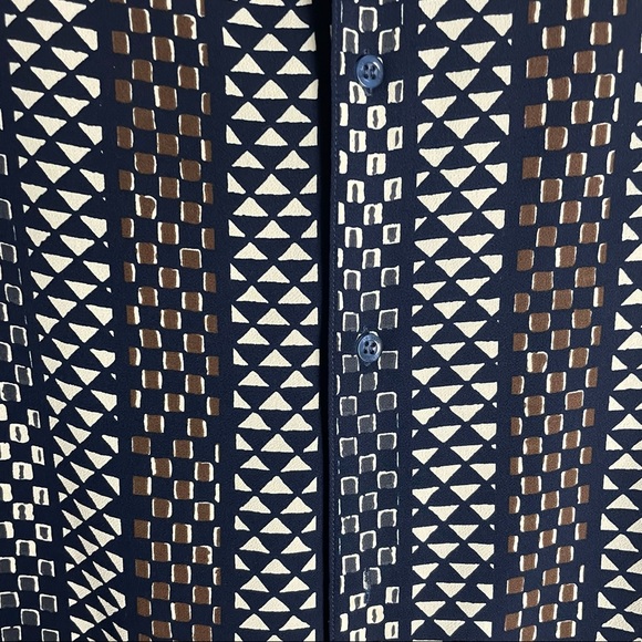 Bassiri Printed Button Up Dress Shirt XXL - Picture 3 of 4